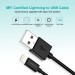 Кабель USB - Lightning 1,8 м чорний Choetech (IP0027-BK)