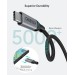 Кабель Type-C - Type-C, PD 100W, 1,8 м сірий Choetech (XCC-1002)