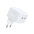 Пристрій зарядний мережевий 2хType-C PD35W білий Choetech (Q5008-EU-WH)