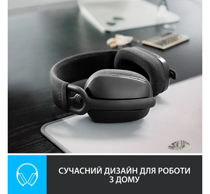 Гарнітура бездротова Zone Vibe 100, графітова Logitech (981-001213)