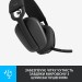 Гарнітура бездротова Zone Vibe 100, графітова Logitech (981-001213)