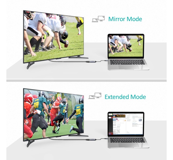 Адаптер Type-C к HDMI коаксіальний, чорний Choetech (HUB-H10-V1)