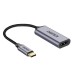 Адаптер Type-C к HDMI коаксіальний, чорний Choetech (HUB-H10-V1)