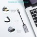 Адаптер Type-C к HDMI коаксіальний, чорний Choetech (HUB-H10-V1)