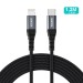 Кабель Type-C - Lightning 1,2 м чорний Choetech (IP0039-BK)