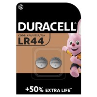 Батарейка LR44 (А76, V13GA, 76A) лужна, блістер, 2 шт. Duracell (5007795)