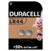 Батарейка LR44 (А76, V13GA, 76A) лужна, блістер, 2 шт. Duracell (5007795)