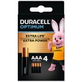 Батарейка LR03-ААА лужна, KPD, блістер, Optimum, 4 шт. Duracell (5019299/5015596)