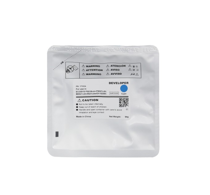 Девелопер Kyocera Ecosys P5021, 302R793060 DV-5230C 94г, блакитний CET (CET171034)