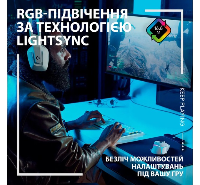Миша бездротова G502 X Plus, чорна Logitech (910-006162)