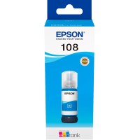Чорнило 108 блакитні, 70 мл Epson (C13T09C24A)