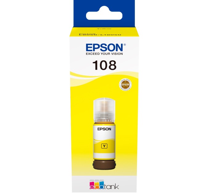 Чорнило 108 жовті, 70 мл Epson (C13T09C44A)