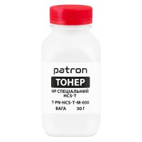 Тонер HP спеціальний HCS-T флакон, 50 г, пурпуровий Patron (PN-HCS-T-M-050)