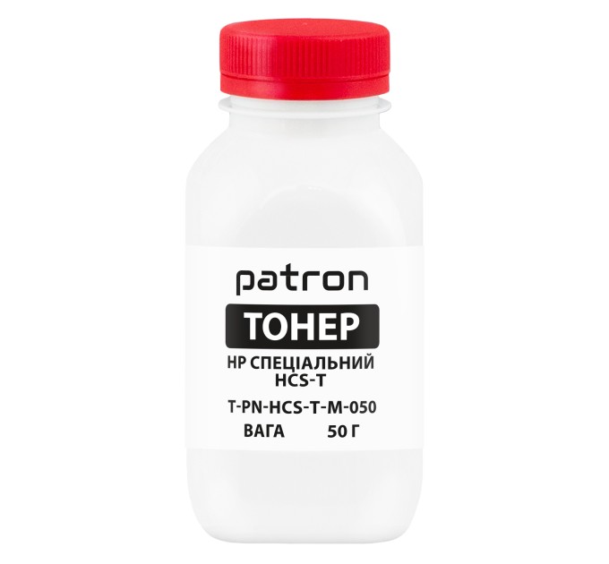 Тонер HP спеціальний HCS-T флакон, 50 г, пурпуровий Patron (PN-HCS-T-M-050)