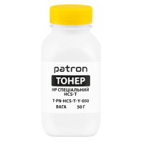 Тонер HP спеціальний HCS-T флакон, 50 г, жовтий Patron (PN-HCS-T-Y-050)