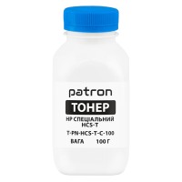 Тонер HP спеціальний HCS-T флакон, 100 г, блакитний Patron (PN-HCS-T-C-100)