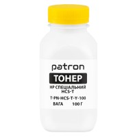 Тонер HP спеціальний HCS-T флакон, 100 г, жовтий Patron (PN-HCS-T-Y-100)