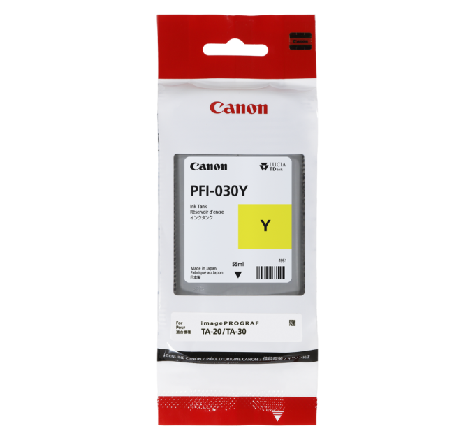 Картридж PFI-030 жовтий, 55 мл Canon (3492C001)