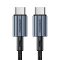 Кабель Type-C - Type-C, PD 60W, 2 м чорний Choetech (XCC-1015-BK)