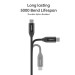 Кабель Type-C - Type-C, PD3.1 240W, нейлон 2 м чорний Choetech (XCC-1036-BK)