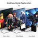 Кабель HDMI - HDMI, 8K, нейлон, 2 м чорний Choetech (XHH01-BK)