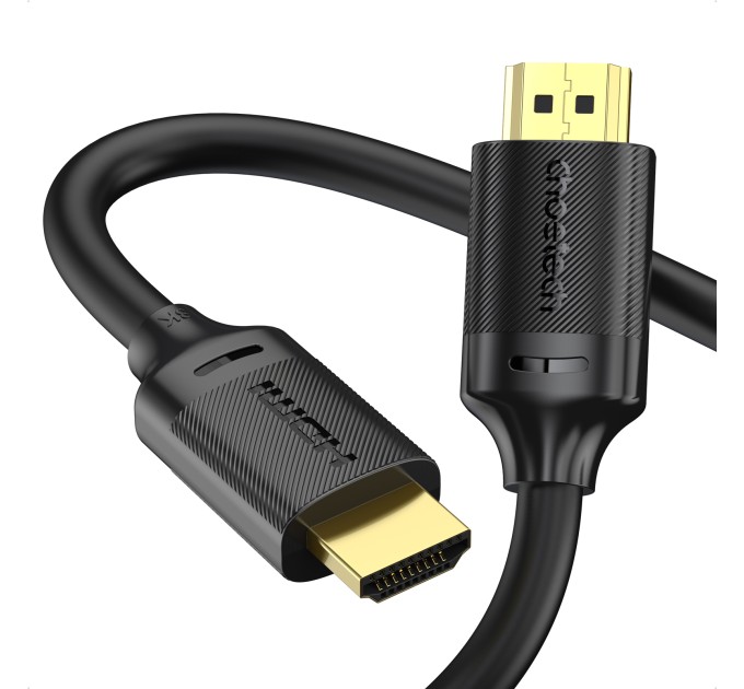 Кабель HDMI - HDMI, 8K, PVC, 2 м чорний Choetech (XHH-TP20)