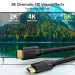 Кабель HDMI - HDMI, 8K, PVC, 2 м чорний Choetech (XHH-TP20)