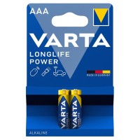 Батарейка AAA лужна, Longlife Power, блістер, 2 шт. Varta (04903121412)