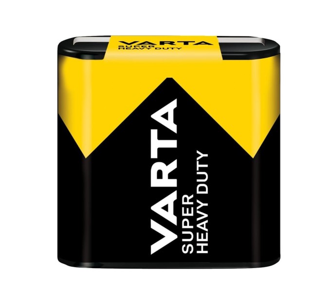 Батарейка 3R12P вугільно-цинкова, Super Heavy Duty, плівка, 1 шт. Varta (02012101301)
