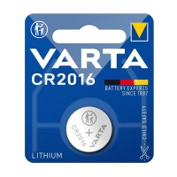 Батарейка CR2016 літієва, блістер, 1 шт. Varta (06016101401)