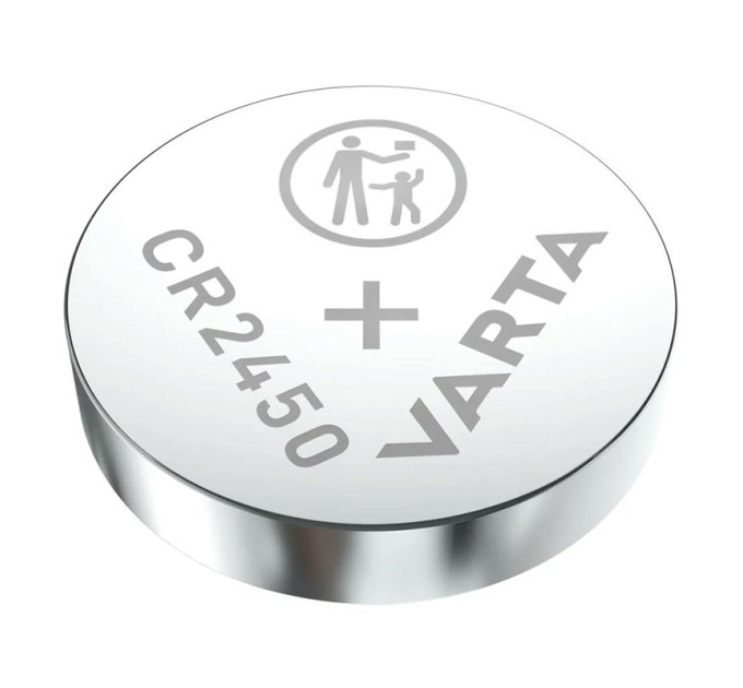 Батарейка CR2450 літієва, блістер, 1 шт. Varta (06450101401)