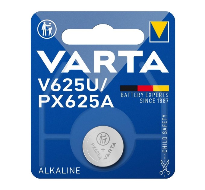 Батарейка V625 U-PX625A лужна, блістер, 1 шт. Varta (04626101401)
