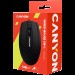 Миша USB оптична CM-1 чорна Canyon (CNE-CMS1)
