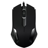 Миша USB оптична CM-02 чорна Canyon (CNE-CMS02B)