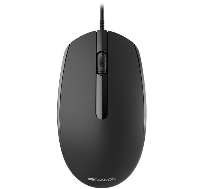 Миша USB оптична M-10 чорна Canyon (CNE-CMS10B)