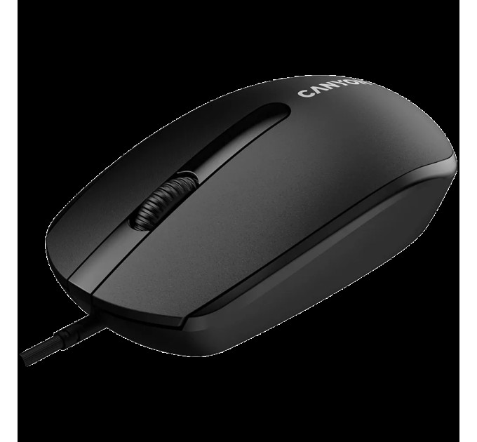 Миша USB оптична M-10 чорна Canyon (CNE-CMS10B)
