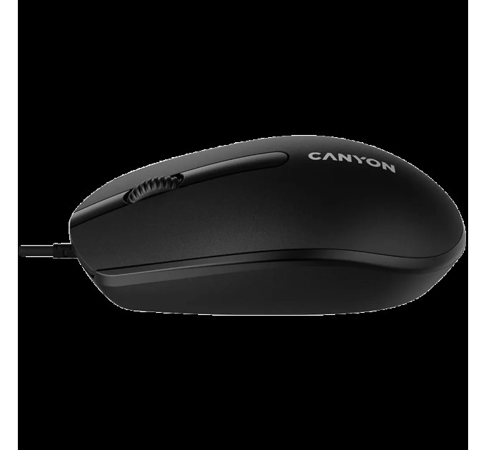 Миша USB оптична M-10 чорна Canyon (CNE-CMS10B)