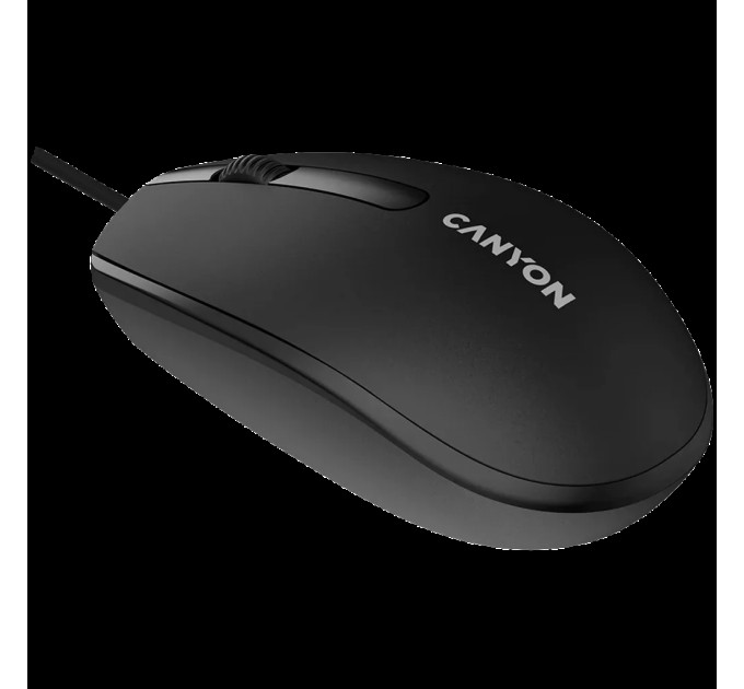 Миша USB оптична M-10 чорна Canyon (CNE-CMS10B)