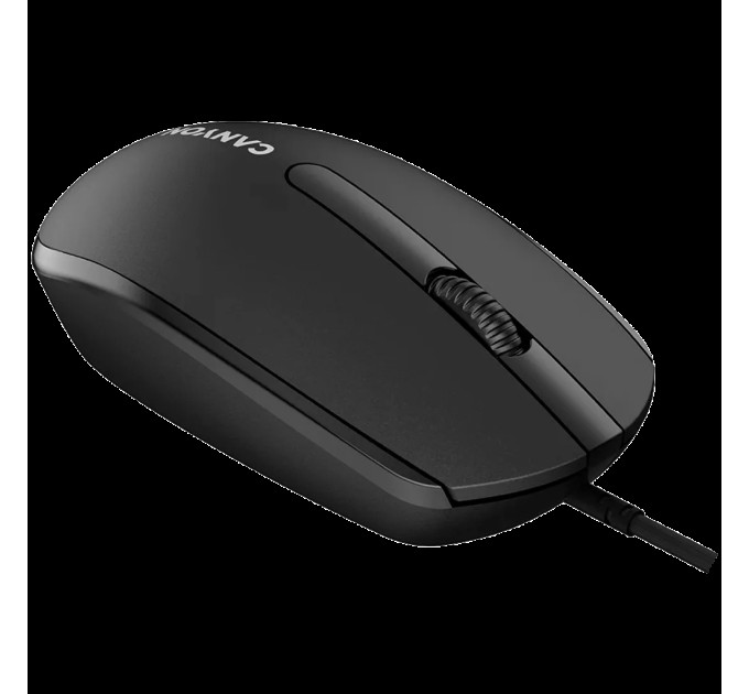 Миша USB оптична M-10 чорна Canyon (CNE-CMS10B)
