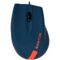 Миша USB оптична M-11 синьо-червона Canyon (CNE-CMS11BR)