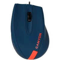 Миша USB оптична M-11 синьо-червона Canyon (CNE-CMS11BR)