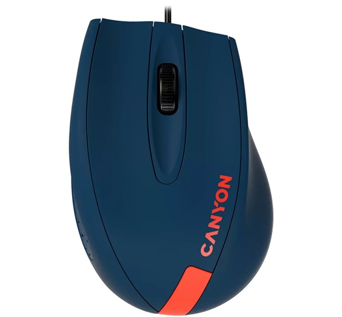 Миша USB оптична M-11 синьо-червона Canyon (CNE-CMS11BR)