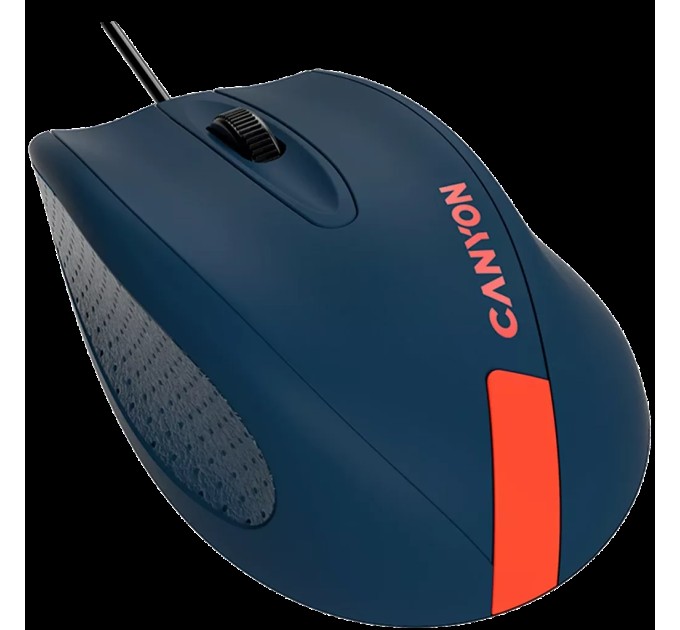 Миша USB оптична M-11 синьо-червона Canyon (CNE-CMS11BR)