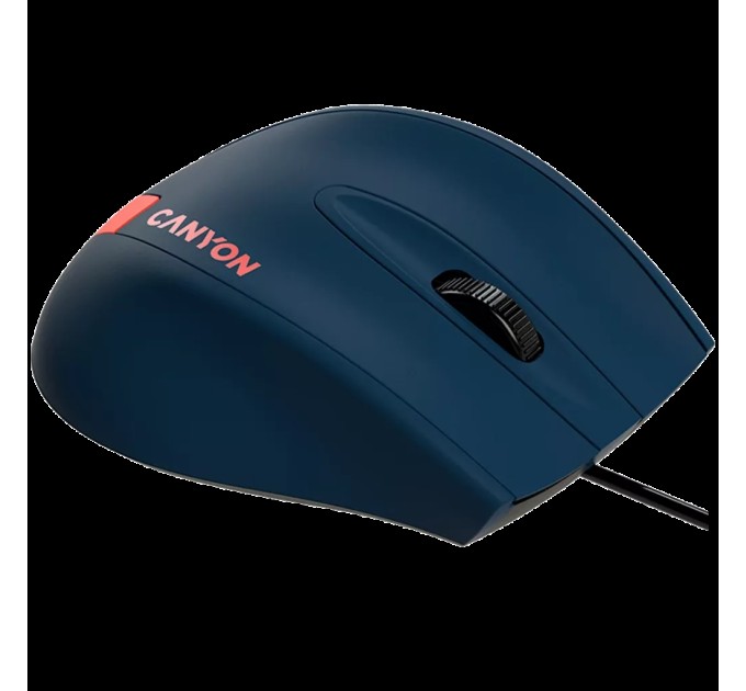 Миша USB оптична M-11 синьо-червона Canyon (CNE-CMS11BR)
