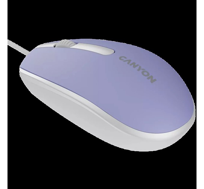 Миша USB оптична M-10 лавандова Canyon (CNE-CMS10ML)