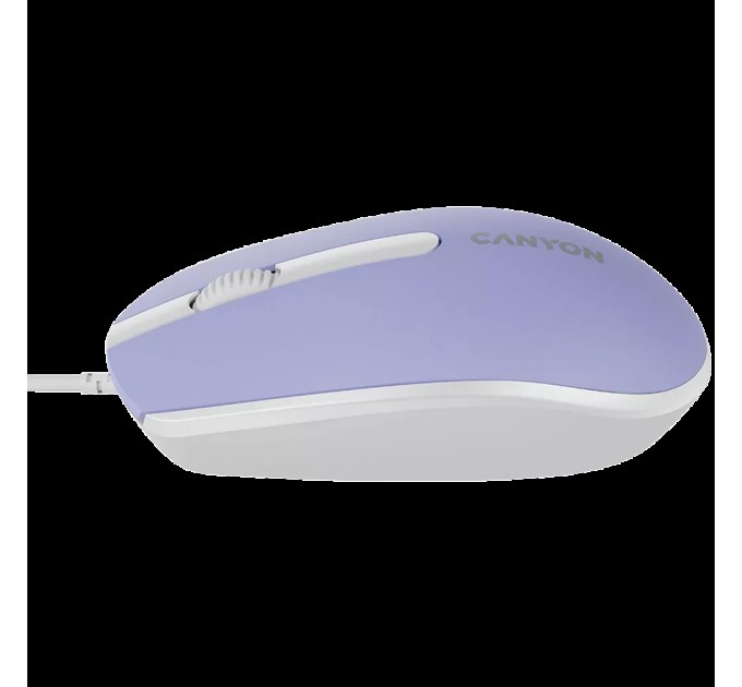 Миша USB оптична M-10 лавандова Canyon (CNE-CMS10ML)
