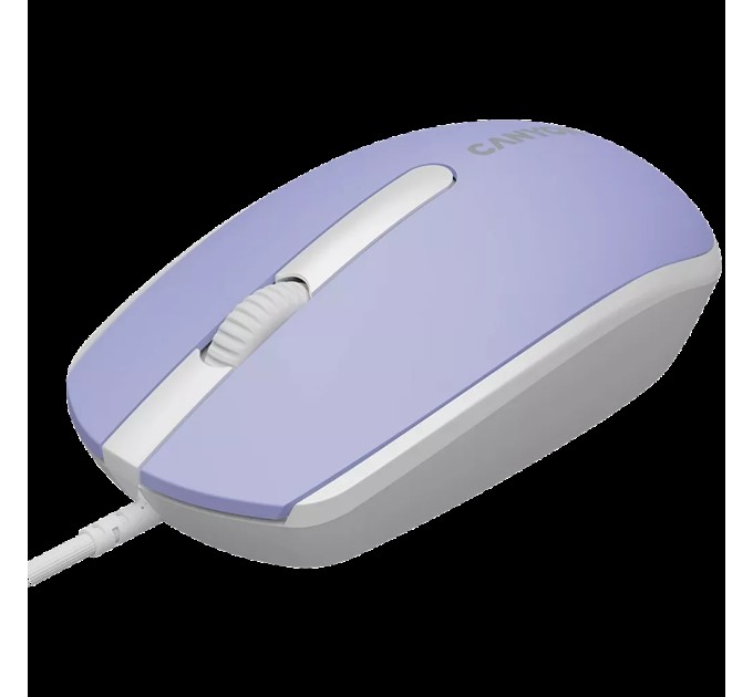 Миша USB оптична M-10 лавандова Canyon (CNE-CMS10ML)