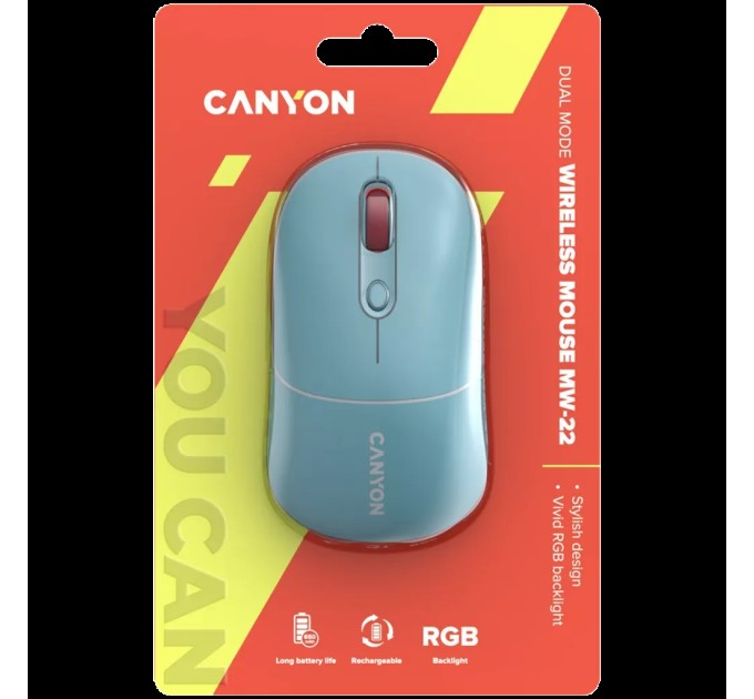 Миша бездротова оптична MW-22 темно-синя Canyon (CNS-CMSW22DC)