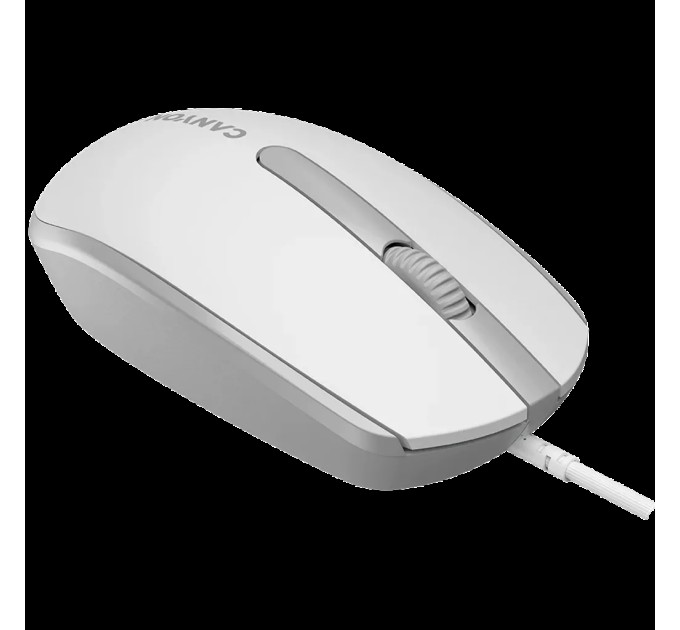 Миша USB оптична M-10 біло-сіра Canyon (CNE-CMS10WG)