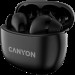 Навушники бездротові BT TWS-5 чорні Canyon (CNS-TWS5B)